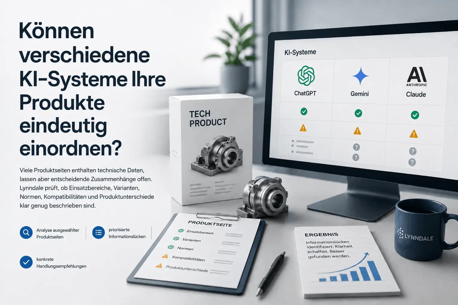 Technische Folienrolle mit Materialmustern und zugeordneten Informationen zu Anwendung, Eigenschaften, Varianten und Kompatibilität